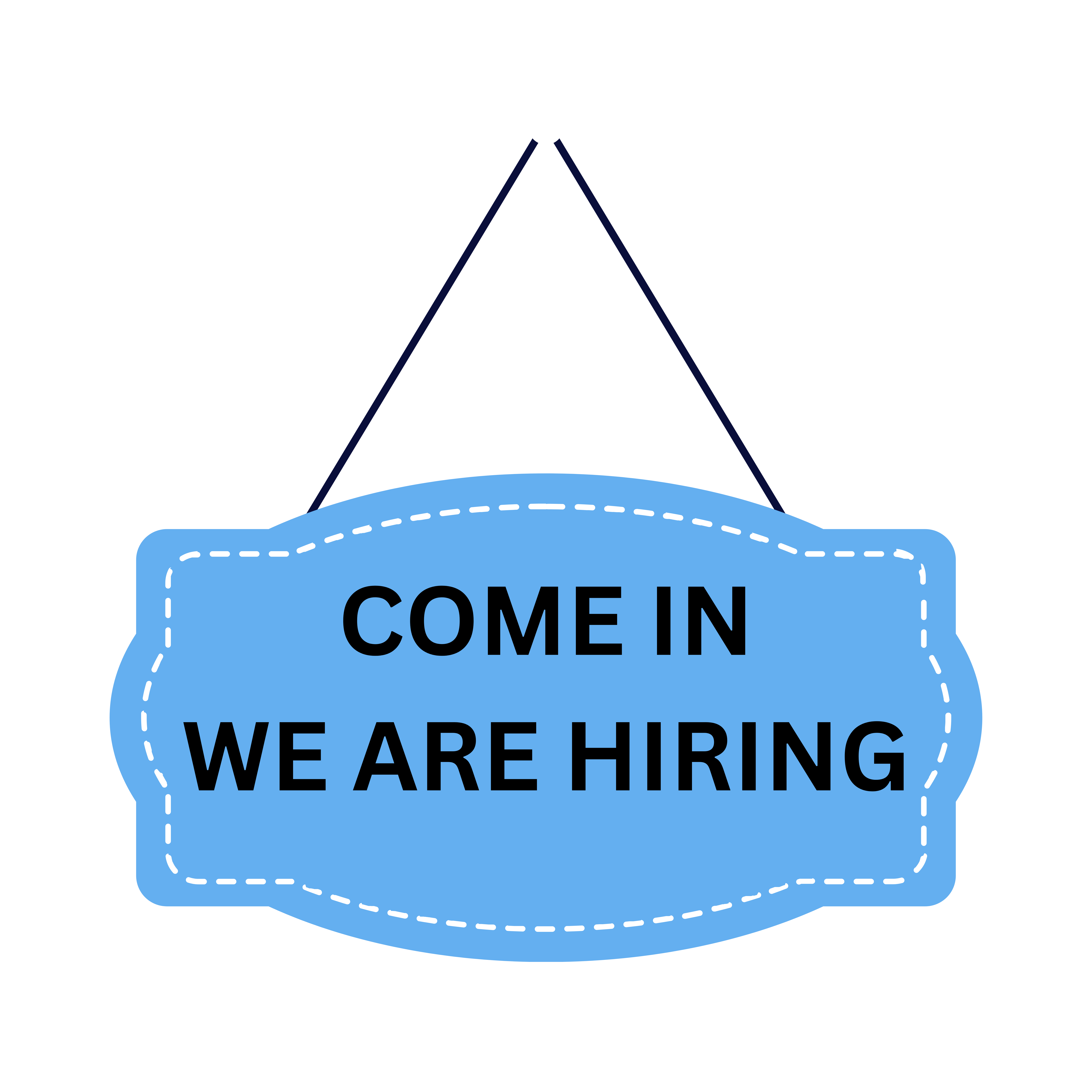 Come On In We Are Hiring Sign Come On In We Are Hiring Sign