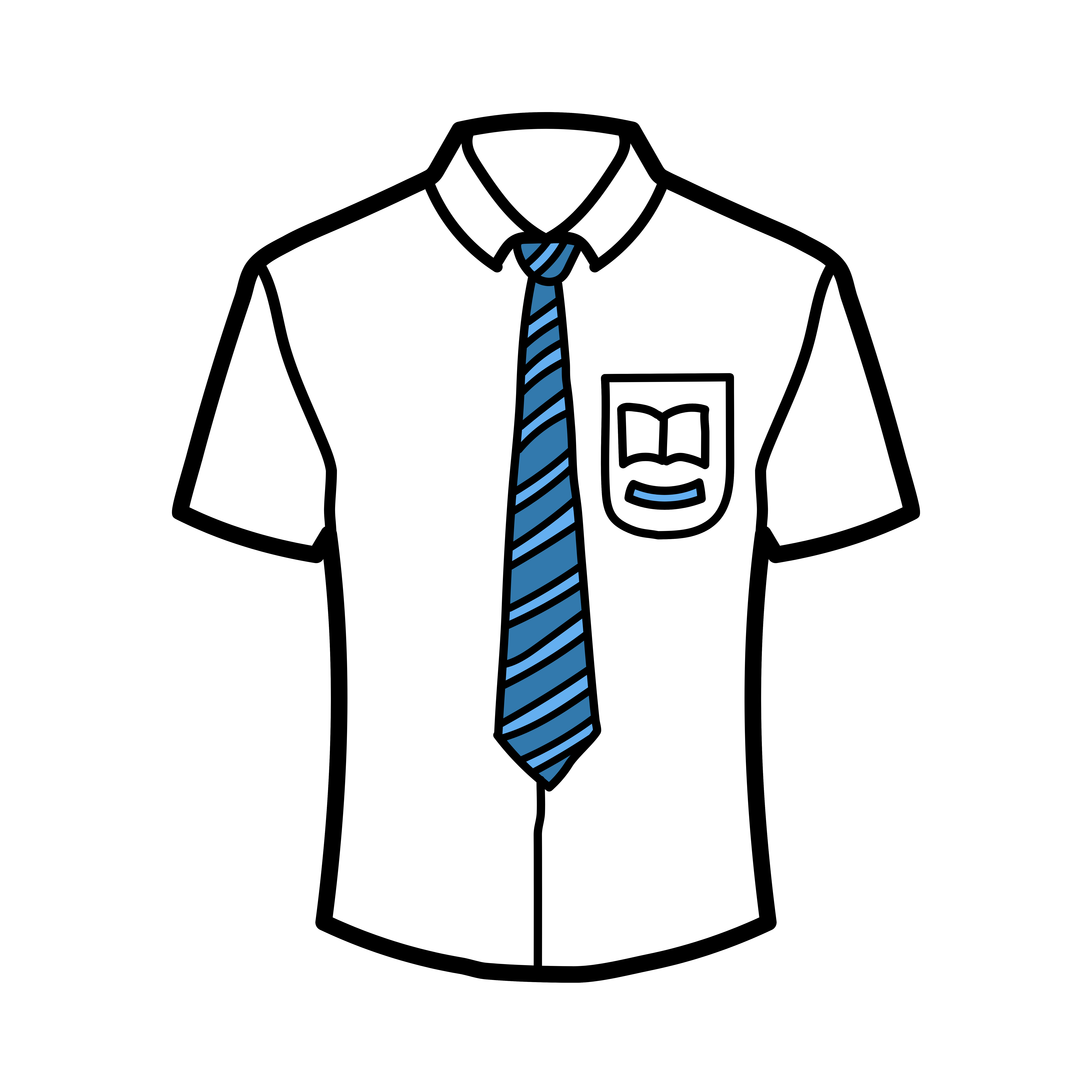 Cartoon Shirt And Tie Cartoon Shirt And Tie