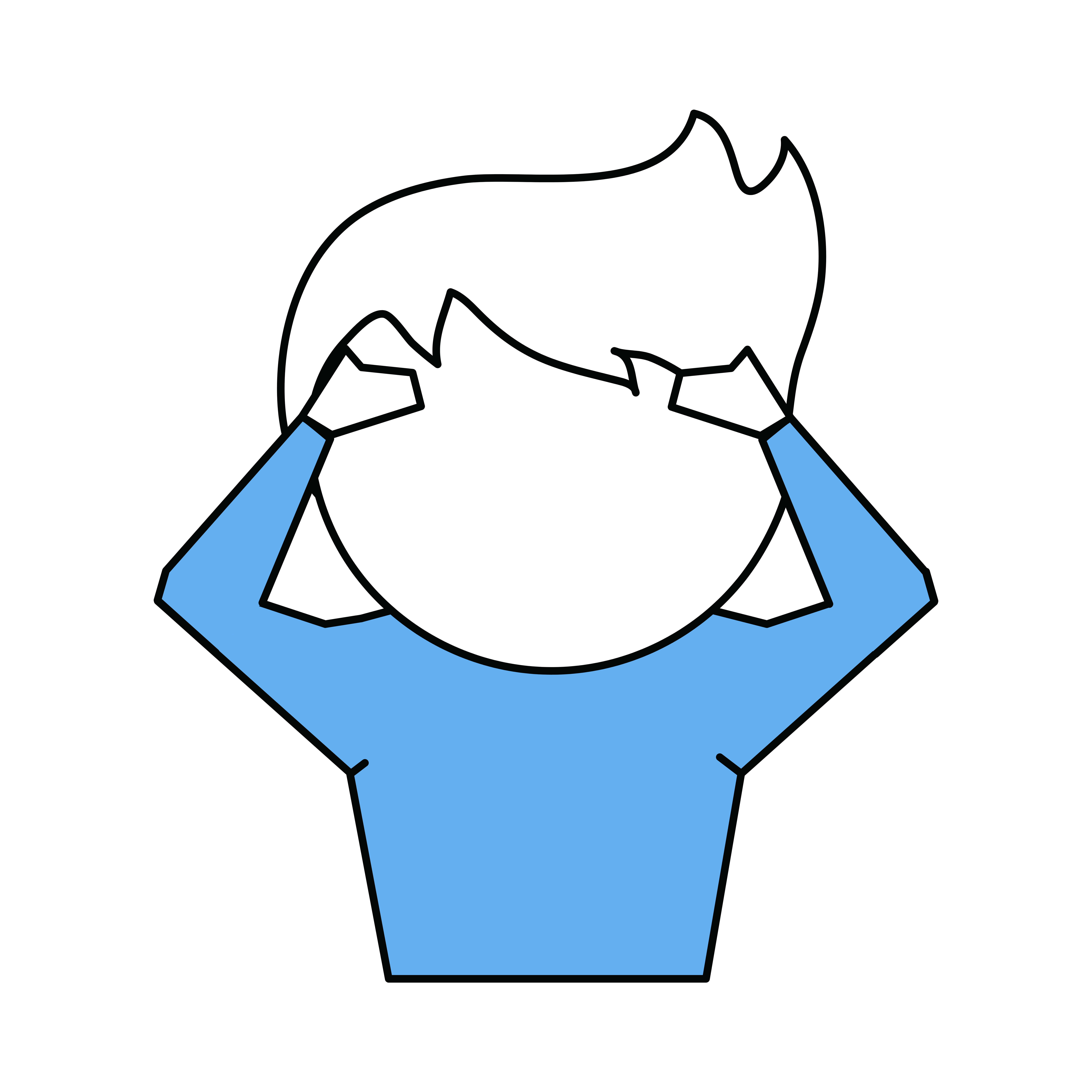 Cartoon Student With Their Head In Their Hands Cartoon Student With Their Head In Their Hands